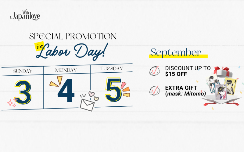 Celebrate Labor Day with Japan With Love's Exclusive Promotions!