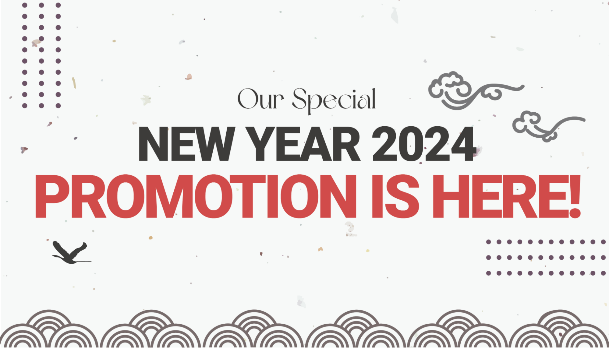 Fresh Start, Great Deals: Our Special New Year 2024 Promotion Is Here!