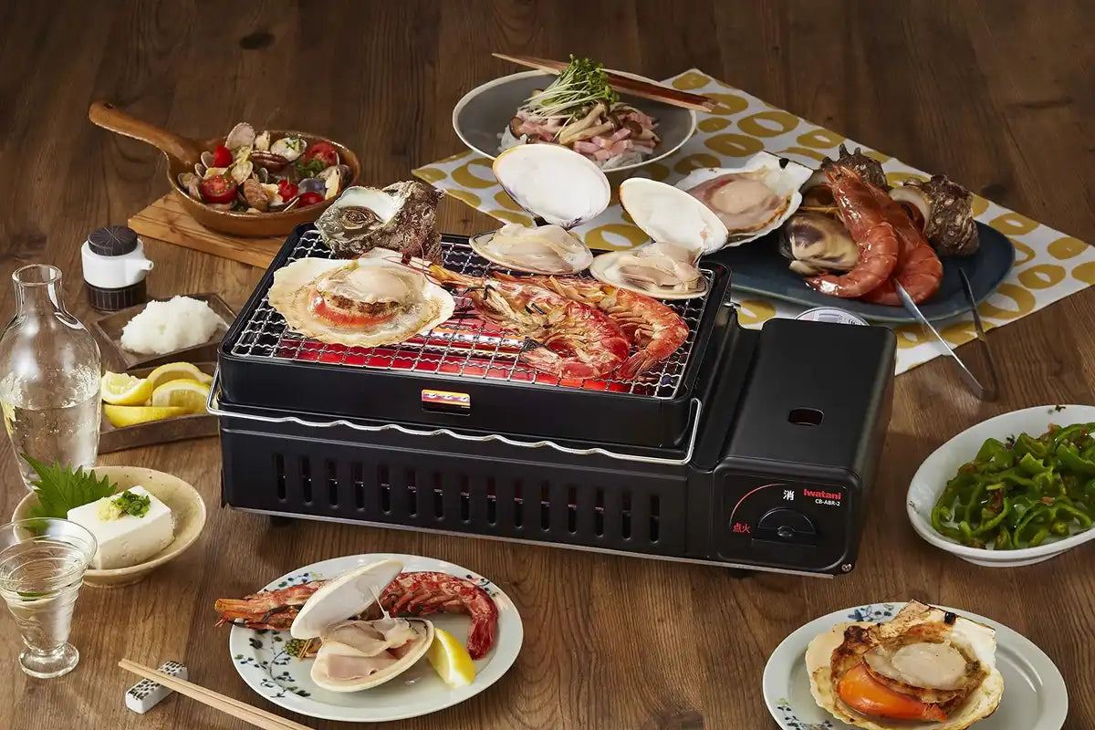 Iwatani Cassette Gas Furnace Batayaki Aburiya Ii Cb-Abr-2 - Made In Japan