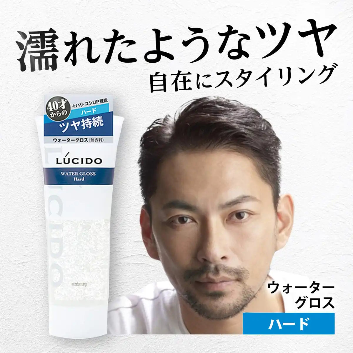 Lucido Water Gloss Hard Gel 185G - Long-Lasting Hold & Shine