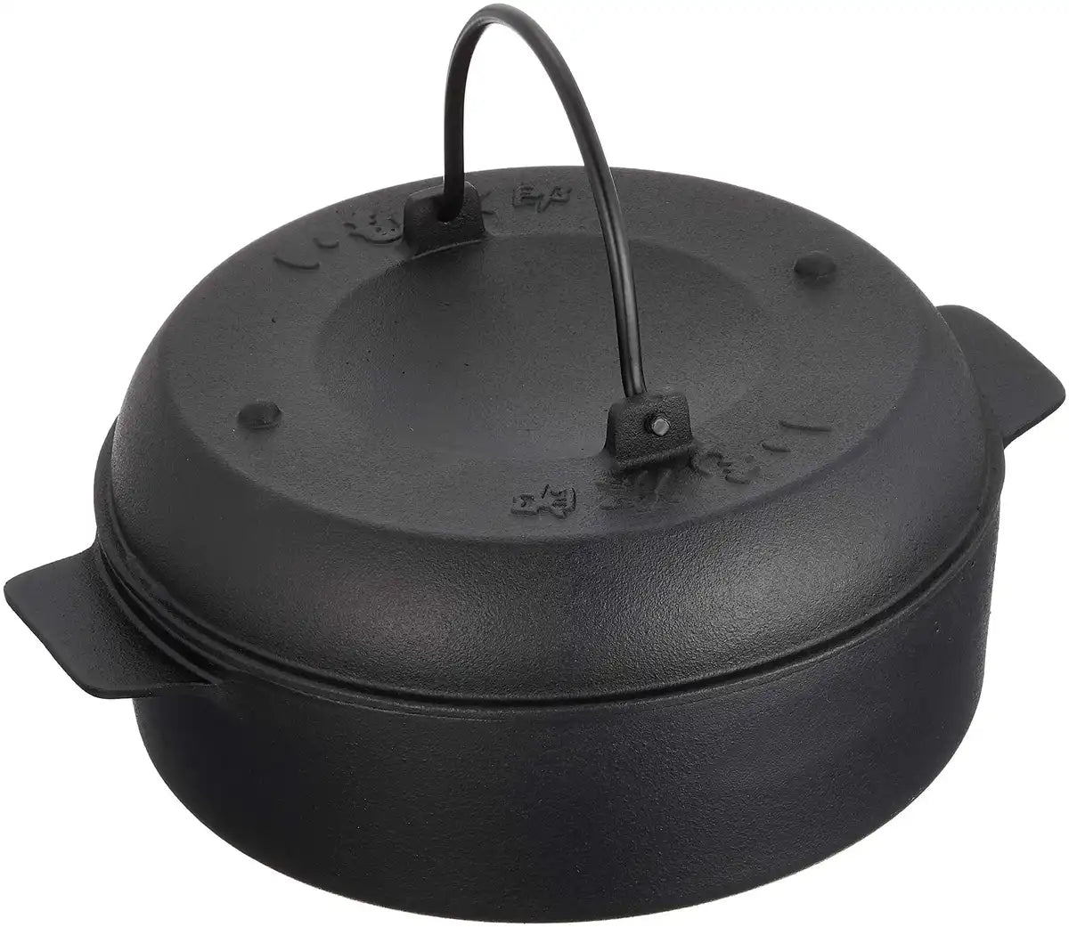 Ikenaga Iron Works 22Cm Japanese Stone Pot Sweet Potato Roaster Imojiro