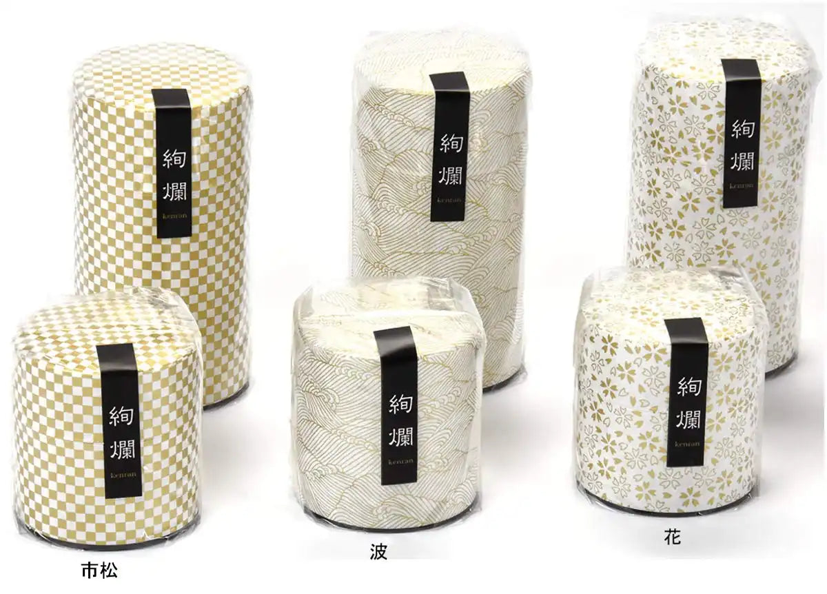 Yamaco Po-Kan Flower Large Tea Canister 80088 - Elegant Storage Solution