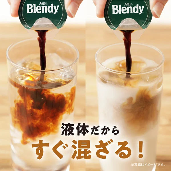 Ajinomoto Agf Blendy Potion Coffee Non Sugar 24 Sticks - Sugar-Free Potion Type Coffee
