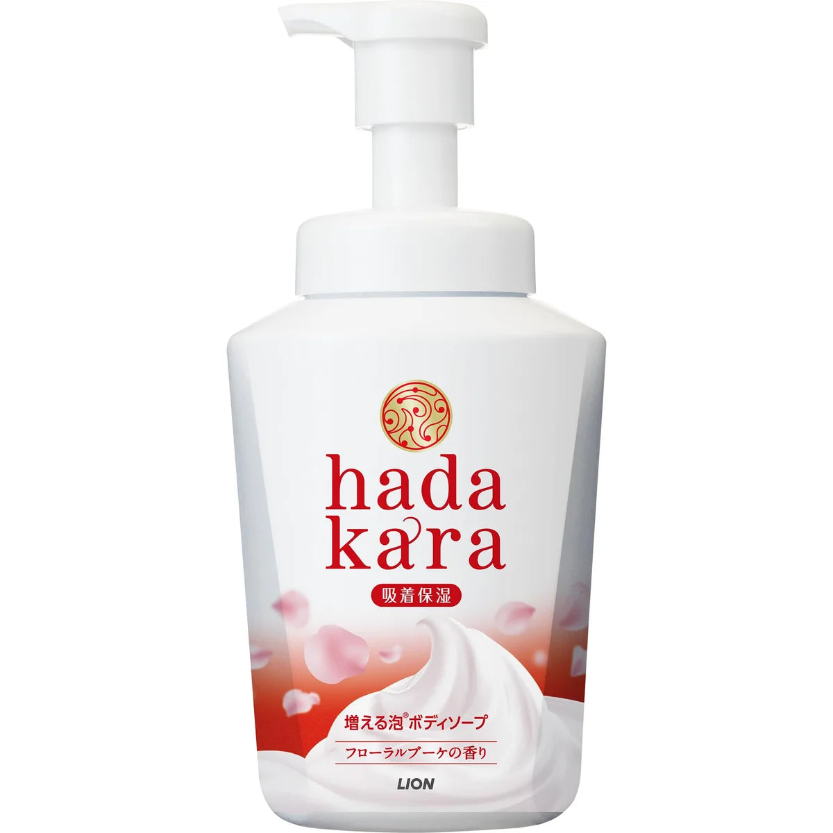 Hadakara Foaming Body Soap Floral Bouquet Scent 550Ml Expanding Foam