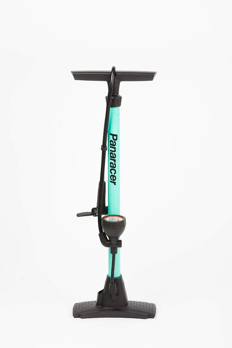 Panaracer Bfp-04Aga3-Ce Floor Pump With Gauge Us Presta Compatible Auto Head Japan Light Green