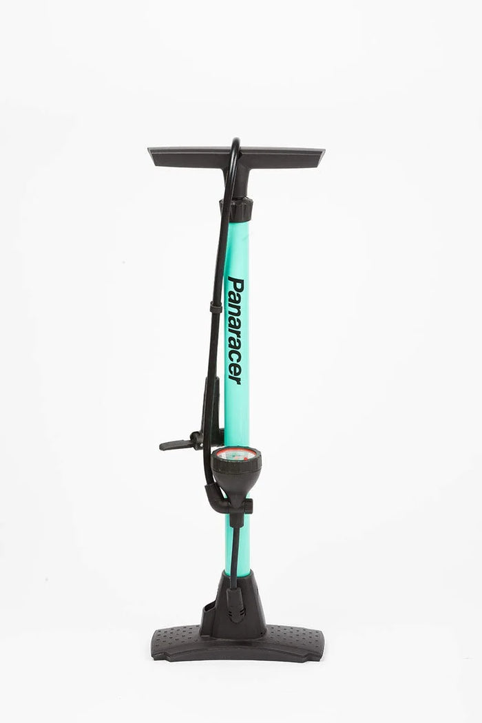 Panaracer Bfp-04Aga3-Ce Floor Pump With Gauge Us Presta Compatible Auto Head Japan Light Green