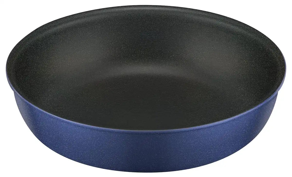 Thermos 20cm Indigo Blue Gas Stove-Only Frying Pan with Removable Handle