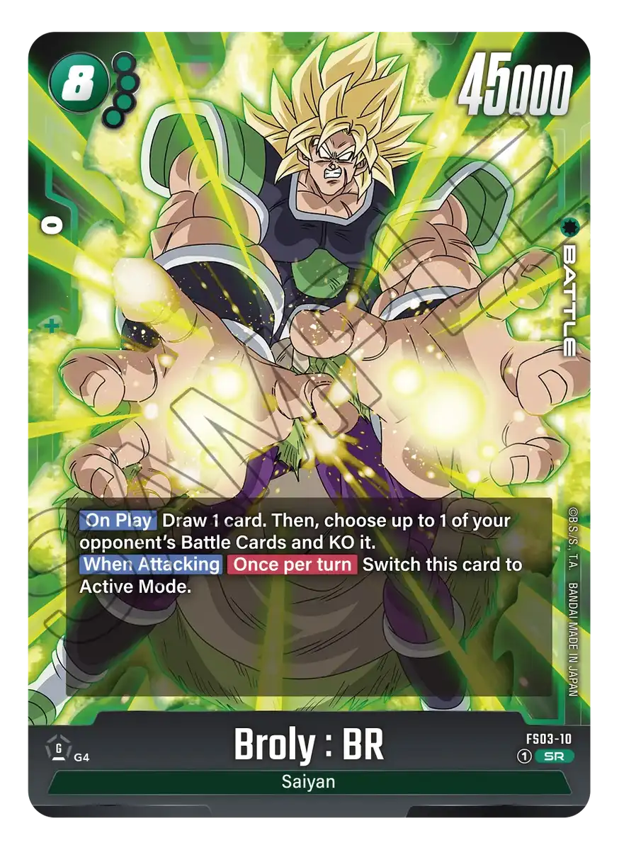 Dragon Ball Super Card Game Fusion World Starter Decks - Broly FS03