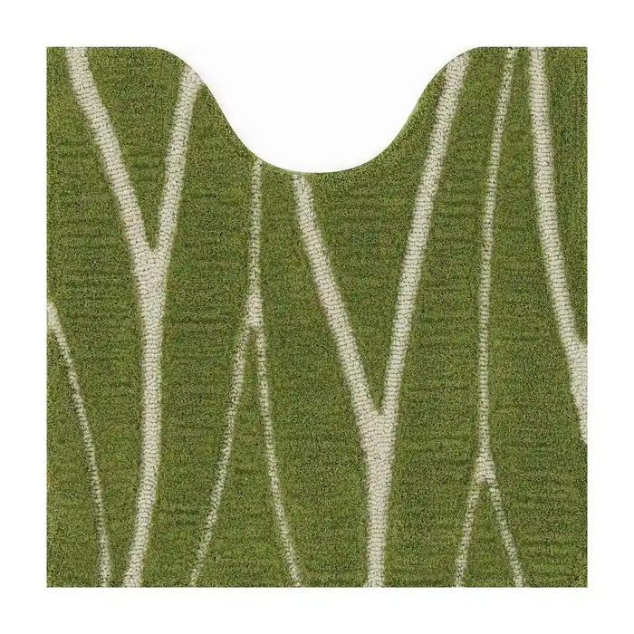 Senko Japan Harning Toilet Mat 60X60Cm Green Antibacterial Deodorant 26480