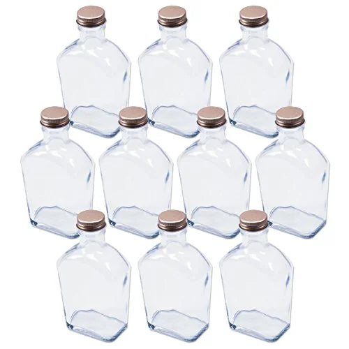 Rhyme Japan Herbarium Square Skittle Glass Bottle 200Cc Set Of 10