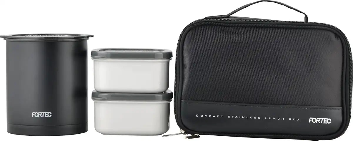 Wahei Freiz Bento Box 840Ml Black Slim Rice Container Japan 2 Side Dish Containers Chopsticks Thermal Fortec Lunch Flr-5958