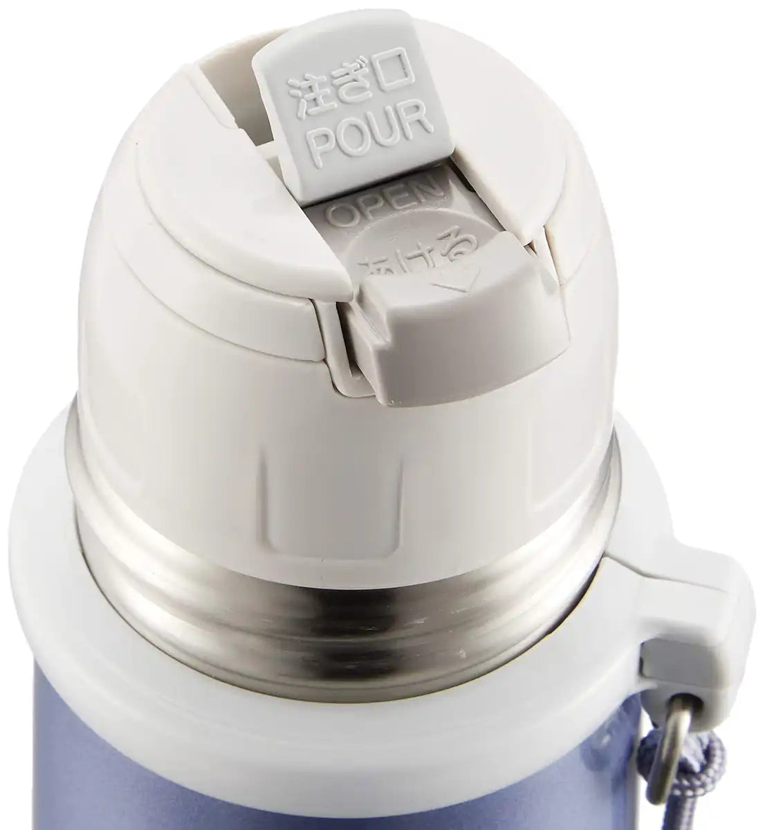 Zojirushi 250ml Stainless Steel Water Bottle Metallic Blue Mug Cup Model SS-PC-25-AH