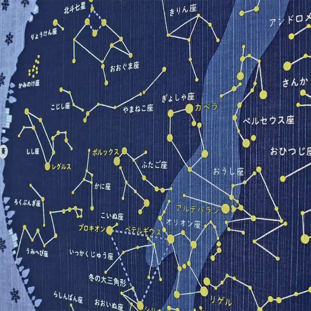 Hama Pattern Japan Winter Constellations Wrapping Cloth 50Cm Hamamonyo Small Cloth
