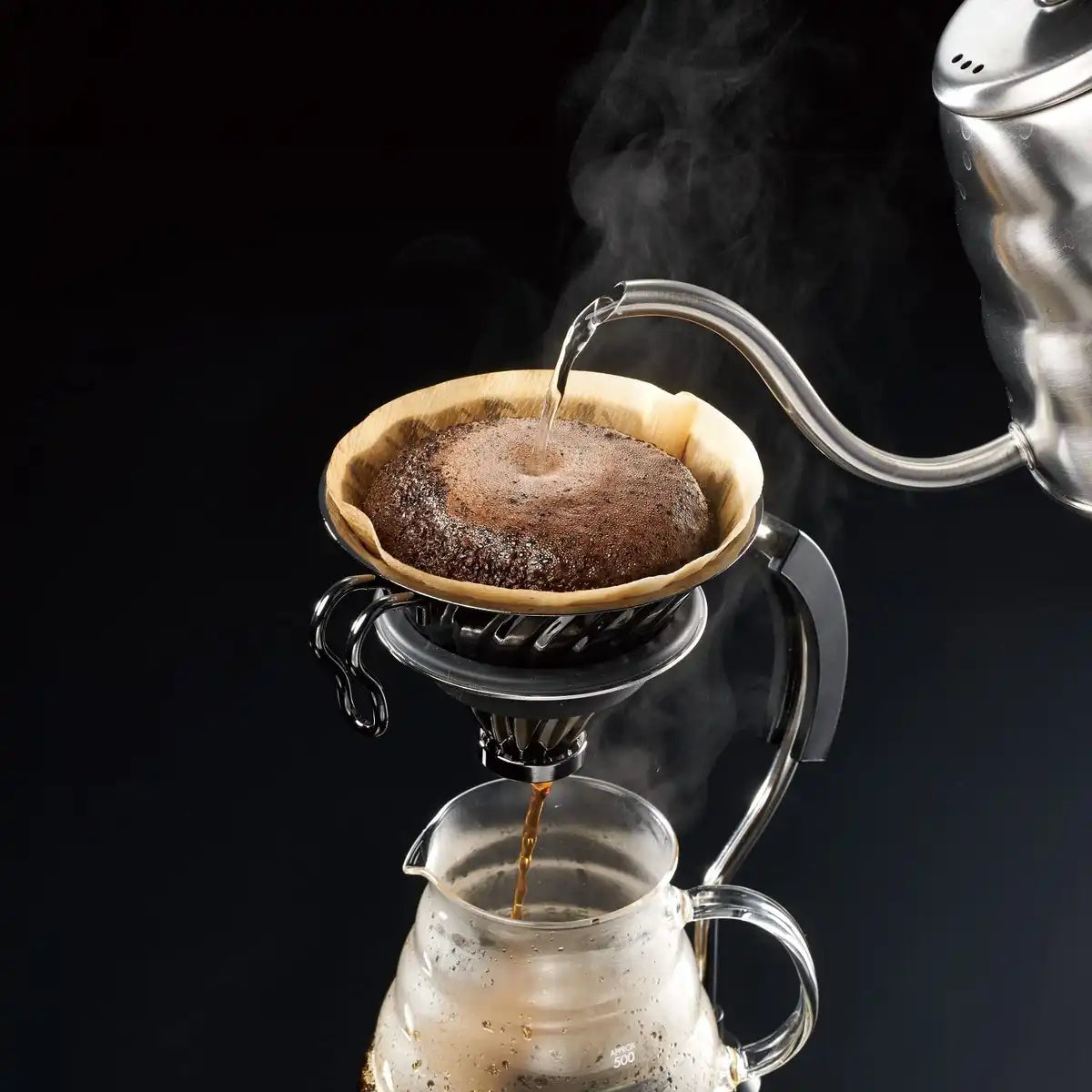 Hario V60 VDM-02-MB Coffee Dripper 1-4Cups Matte Black 9x14.5x12cm