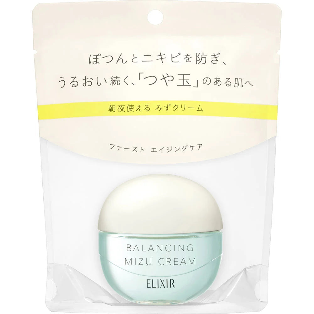 Shiseido Elixir Balancing Mizu Cream (Day & Night Usage) - Japanese Aging-Care Cream