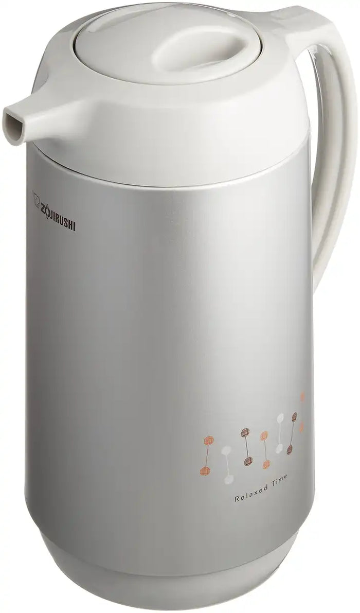 Zojirushi 1000ml Glass Thermos Metallic Gray Thermal Tabletop Pot Ag-Kd10-Hm