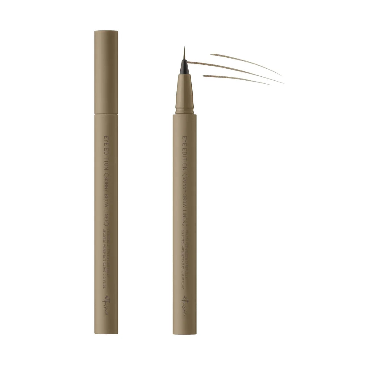 Emotion Brow Liner Ash Brown Waterproof 0.35mL Ultra-Thin Precision
