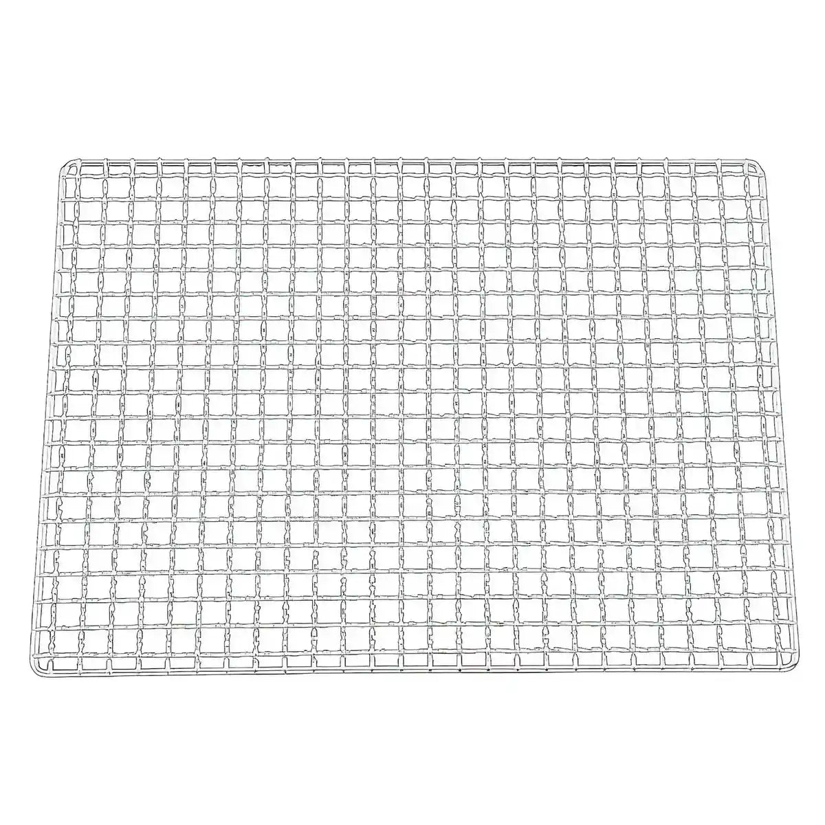 Ebm Stainless Steel Chrome Plated Barbecue Grill Mesh 54cm