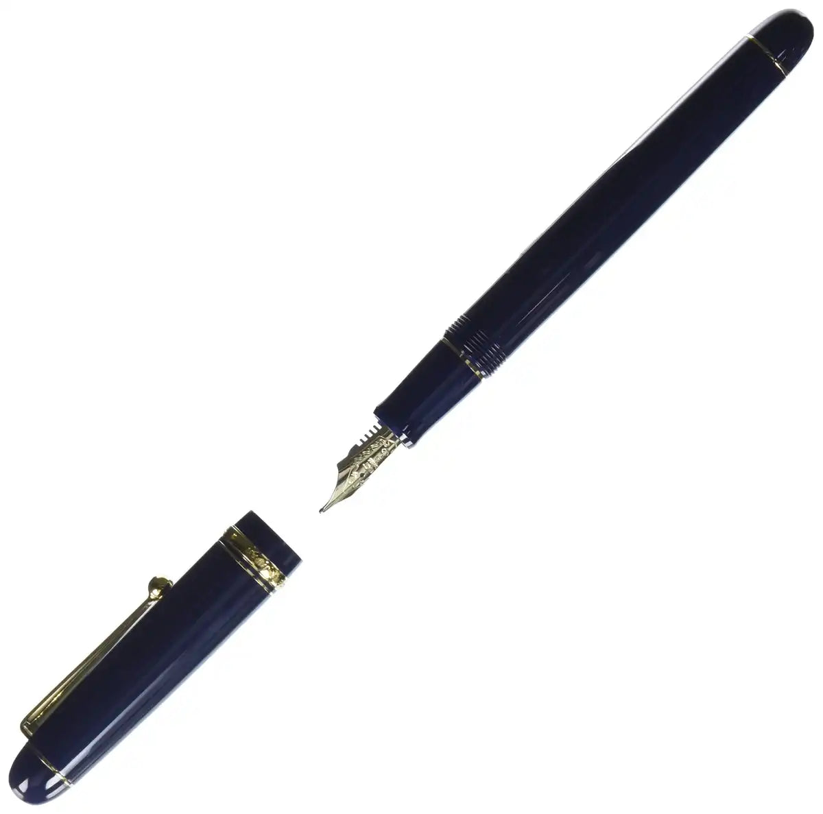 Pilot Custom 74 Fountain Pen with B-Nib Dark Blue Body