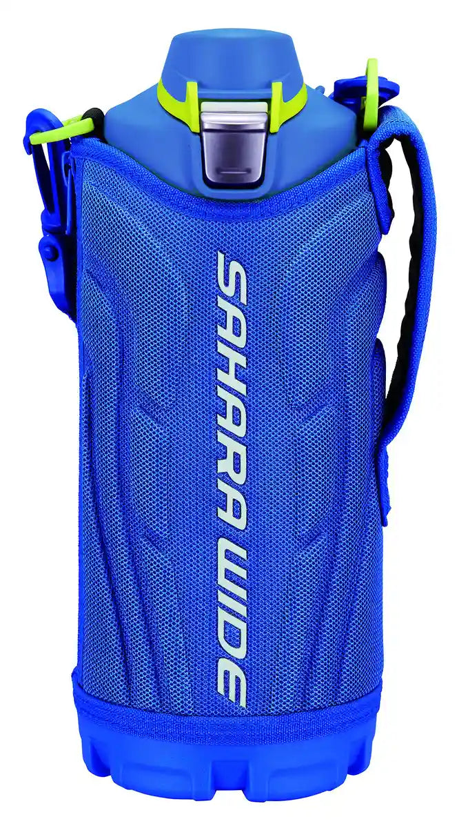 Tiger Sahara 1.0L Stainless Steel Vacuum Flask Blue Wide Mouth Sports Bottle