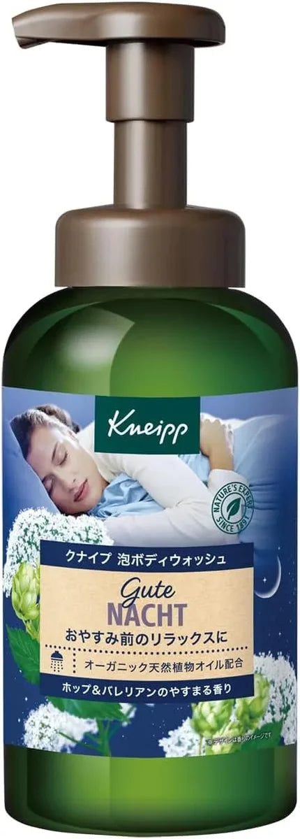 Kneipp Foam Body Wash Super Mint Scent Refreshing Cleanser 15.9 oz Kneipp - Hop & Valerian 450g
- 4580294851565