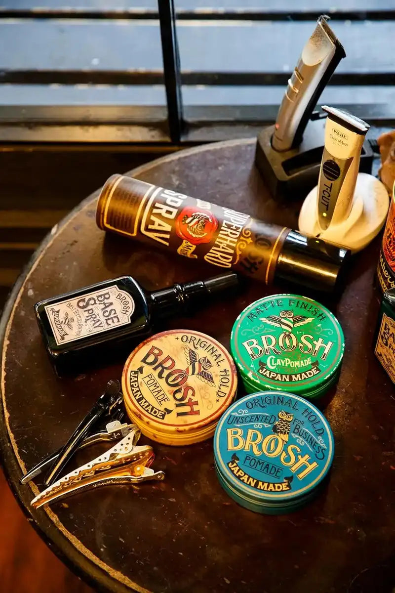 Brosh Mini Clay Pomade Matte Hard Hold Hair Styling Product