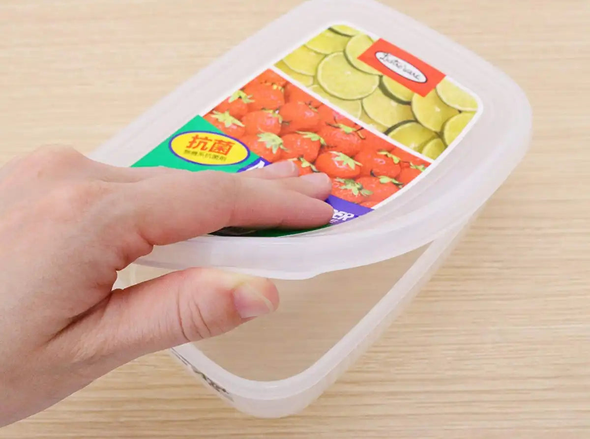 Iwasaki Industry Japan Neo Keeper S Clear 370Ml Microwave Safe Food Storage Container Set Of 5