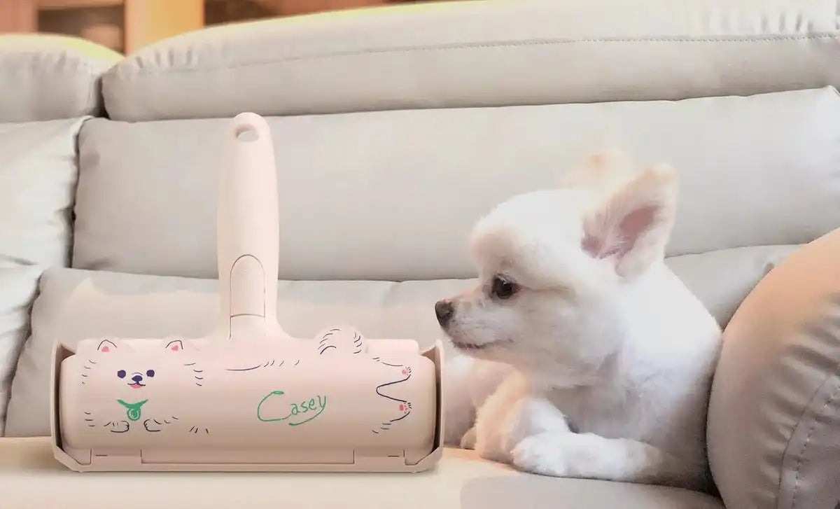 Nippon Seal Pakupaku Roller for Pet Hair Loss and Dust Removal Dogs Cats PACPAK