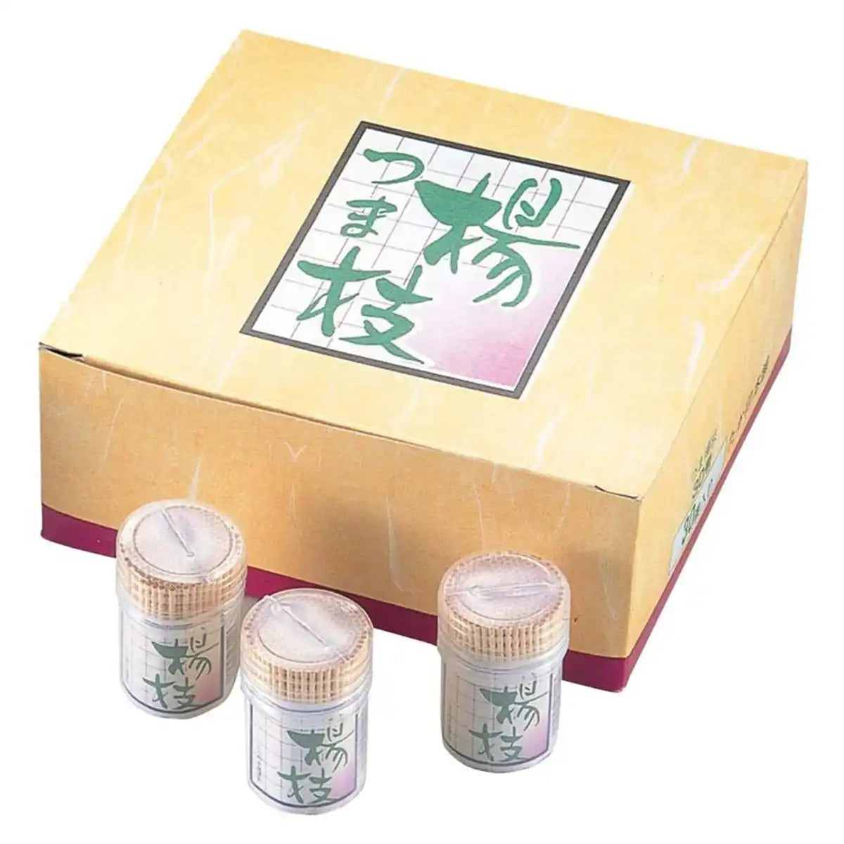 30-Pack Wooden Youji Toothpicks From Izumo Chikuzai Industry Japan