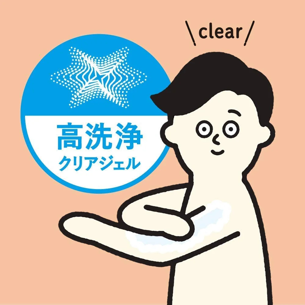 Men'S Biore One All-In-One Body Cleanser Fruity Soap Scent Pump 480Ml Japan