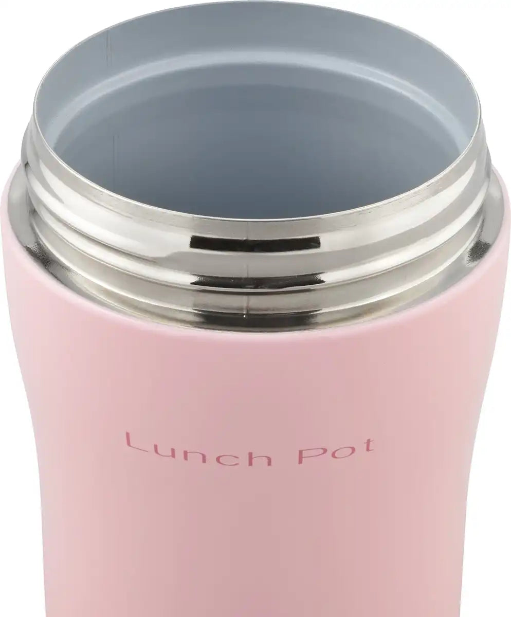 Wahei Freiz Bento Box 300Ml Pink Lunch Pot Japan - Heat&Cold Vacuum Insulation Ceramic Coat Flr-6856