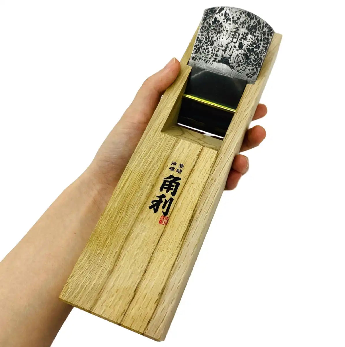 Kakuri Sangyo Double-Edged Plane Pattern White Finish 50Mm Made In Japan