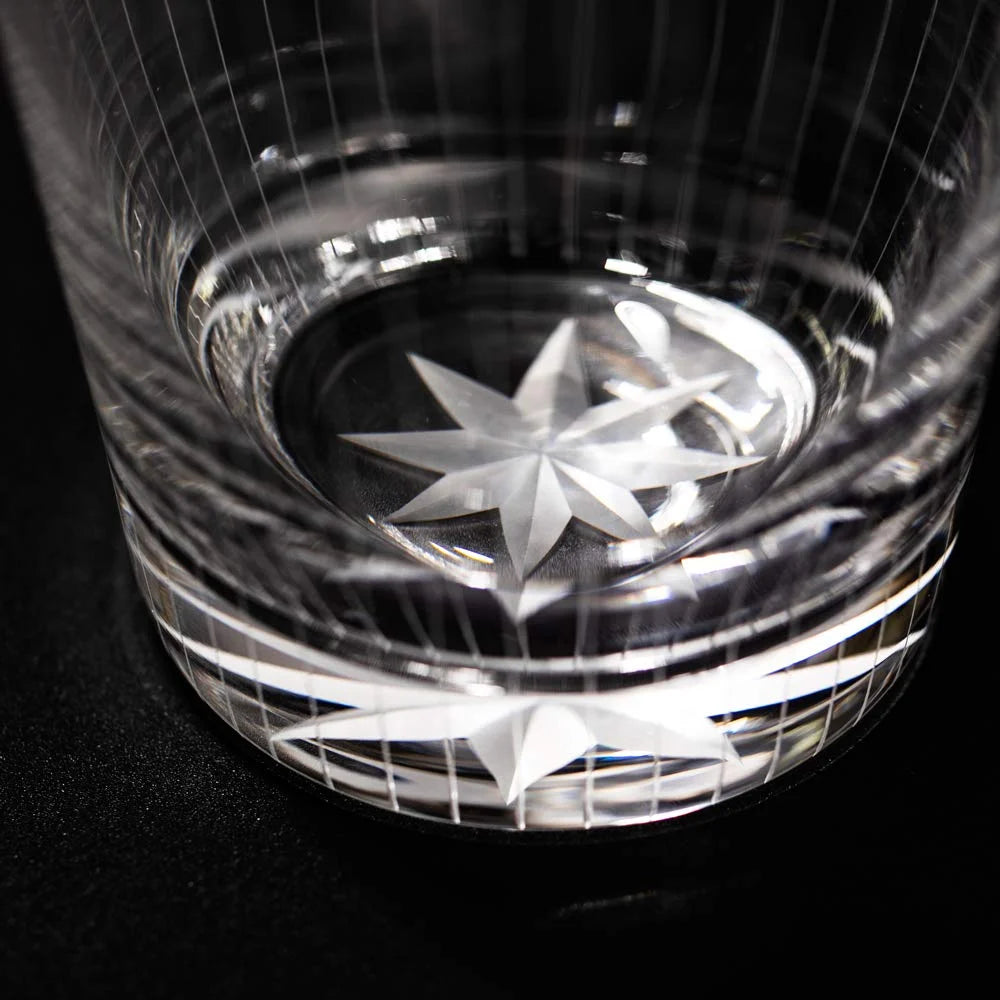 Taburō Koubou Edo Kiriko Tachistripe Old Glass Japan Tb0036-40
