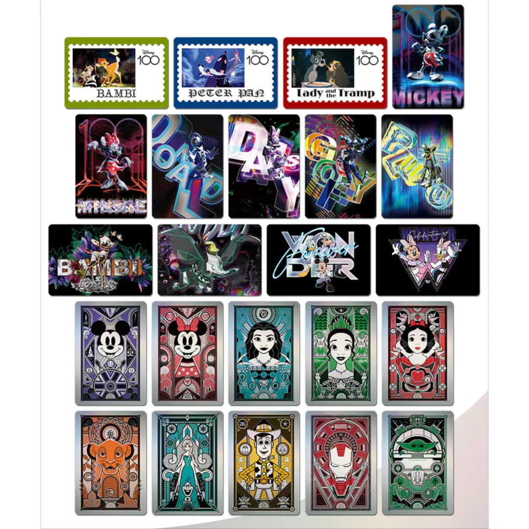 Bandai Disney 100 Wonder Card Collection Box 20 Packs Japan