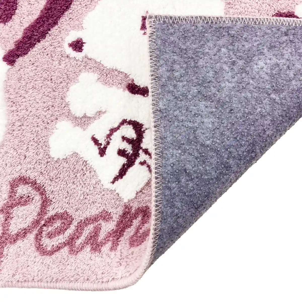 Senko Japan Snoopy Toilet Mat 80X60Cm Fluffy Pink Animal Character 65297