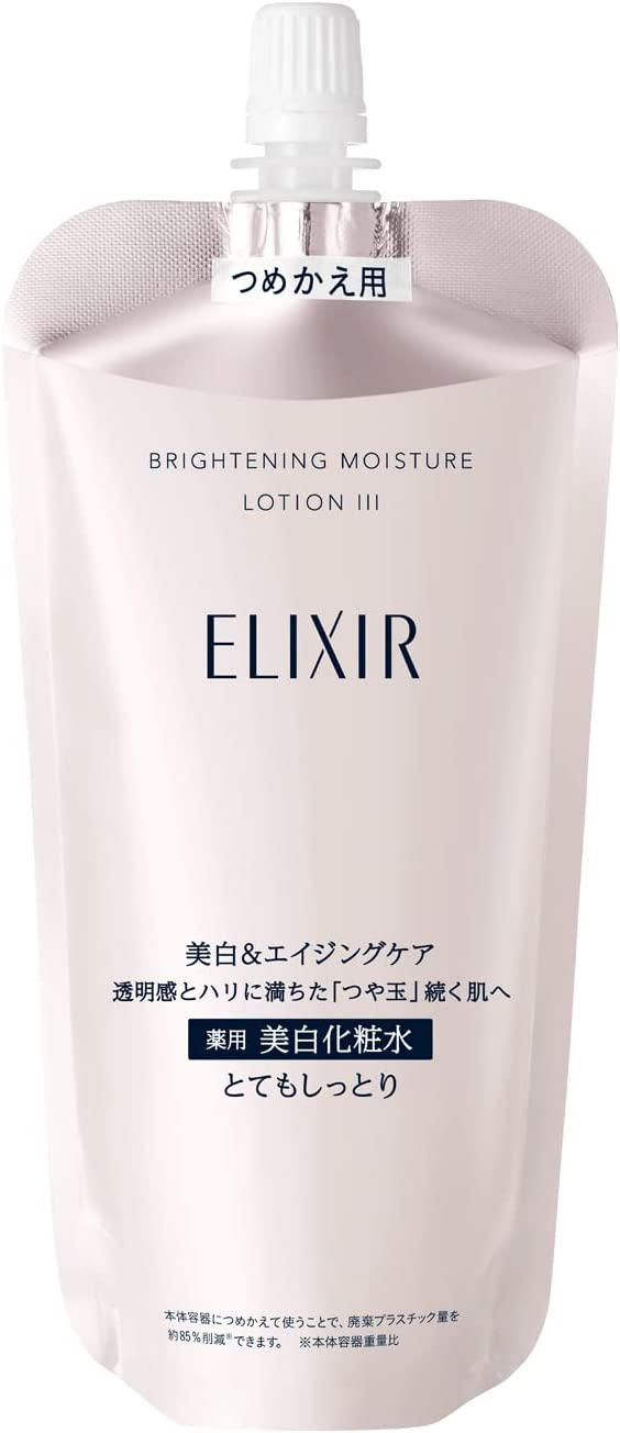 ELIXIR WHITE Whitening Clear Lotion III Extra Moist Refill Pouch 150ml