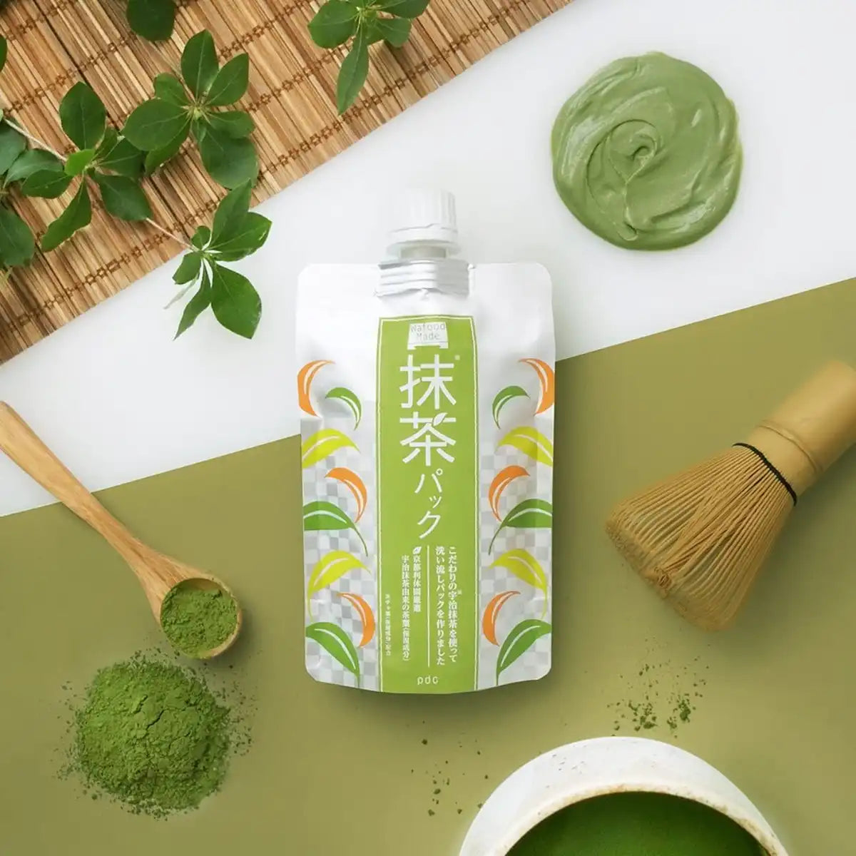 Wafood Made Uji Matcha Mask Pack Green Tea Mask Pack 170g - Japanese Green Tea Masks