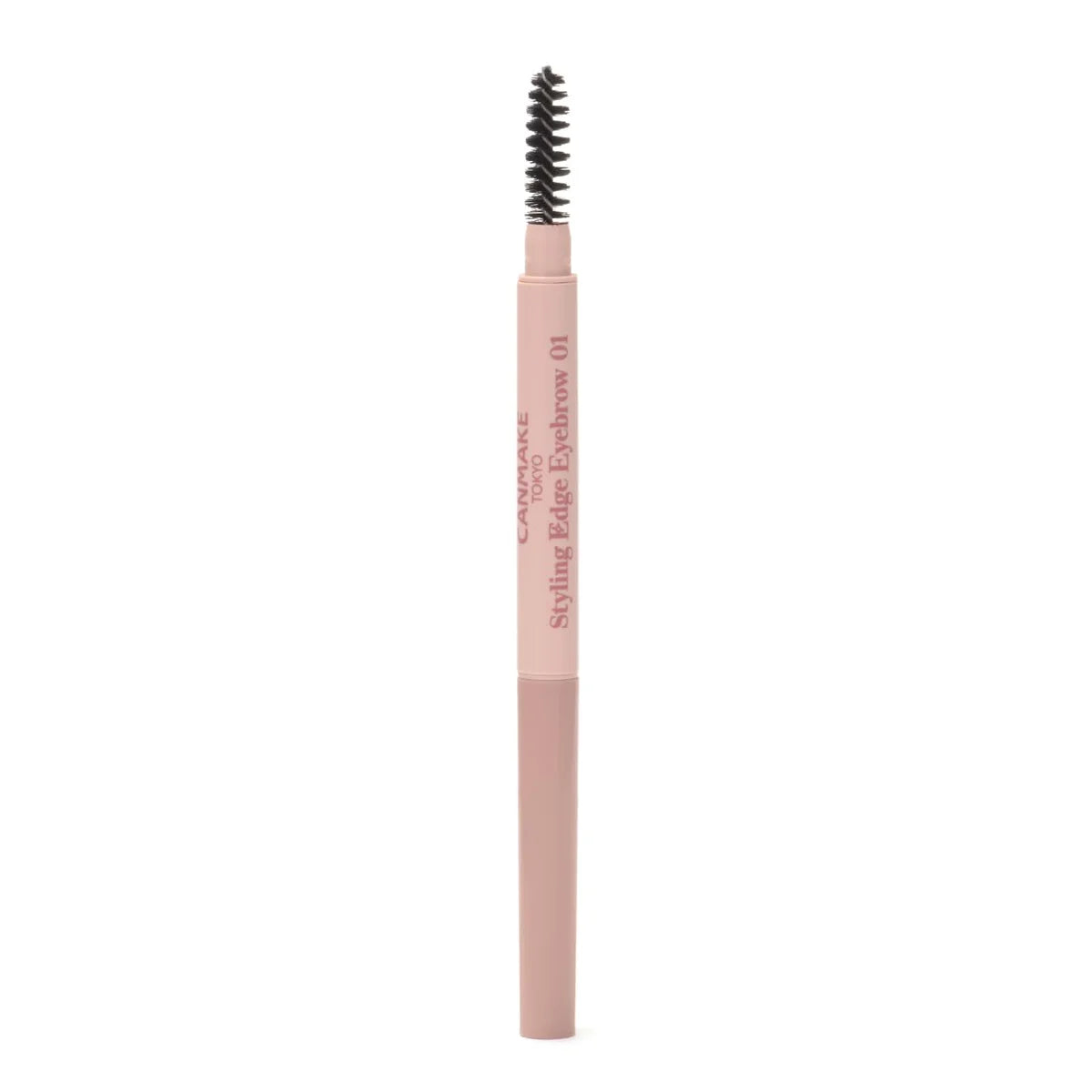 Canmake Styling Edge Eyebrow Pencil 01 Natural Brown with Brush Thin Core