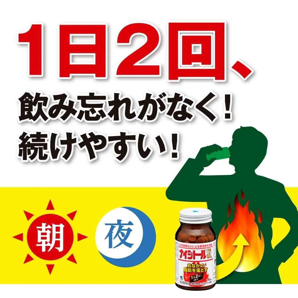 Kobayashi Pharmaceutical Naishitol 85A 280 Tablets Japan Self-Medication Tax System