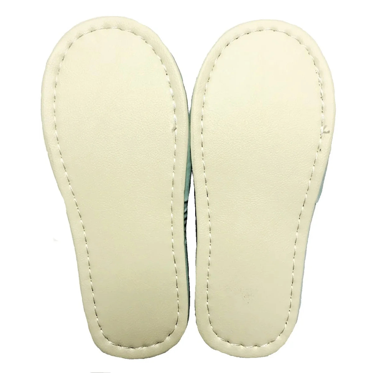 Senko Japan Tiny Leaf Slippers Free Size Beige Embroidered Toilet Shoes 78888