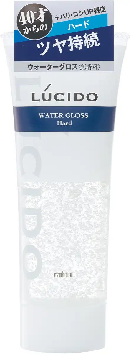 Lucido Water Gloss Hard Gel 185G - Long-Lasting Hold & Shine
