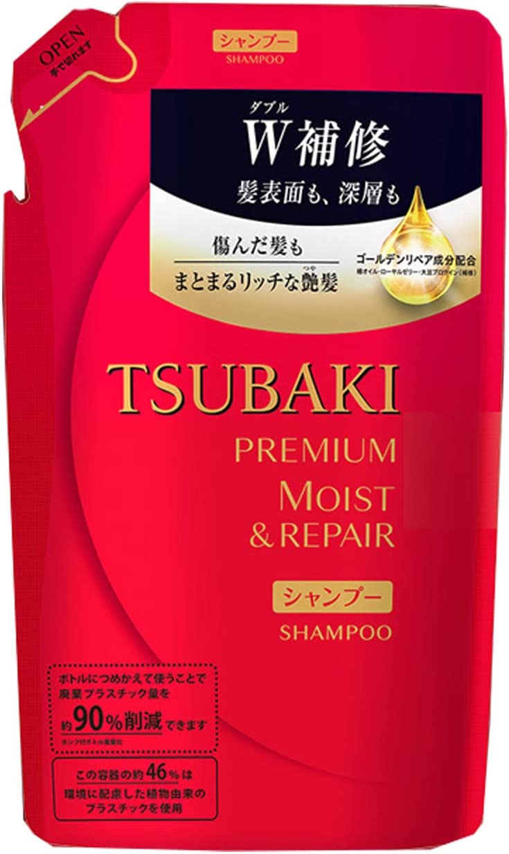 Shiseido Tsubaki Extra Moisture Shampoo Refill 330ml