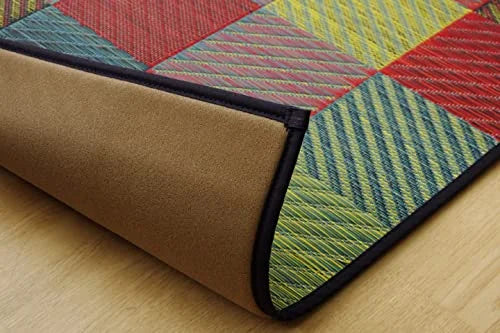 Ikehiko Japan 8819260 Grass Entrance Mat 60X90Cm Domestic F Color Block Mat