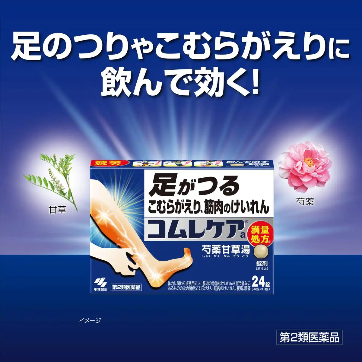 Kobayashi Pharmaceutical 2Nd-Class Otc Drug Comre Care A 24 Tablets - Made In Japan