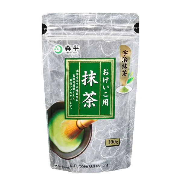 Morihan Kyoto Uji Matcha Organic Green Tea Powder 100g - Powdered Green Tea From Japan