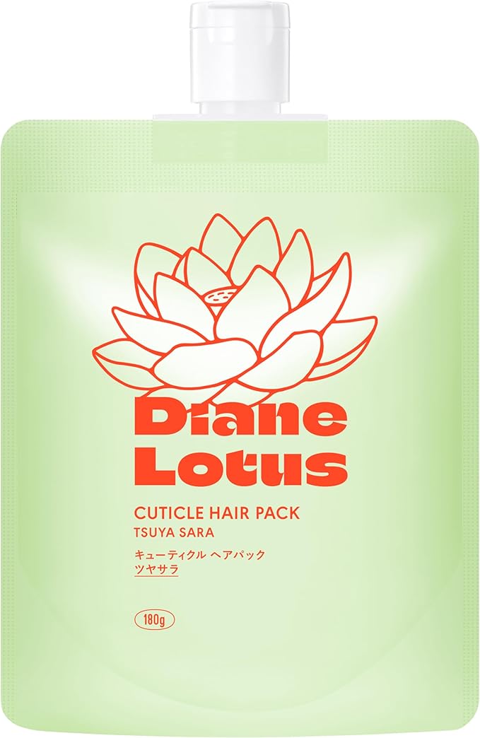 Diane Lotus Tsuyasara Cuticle Hair 180g Shiny Rinse-Off Hair Mask Trea