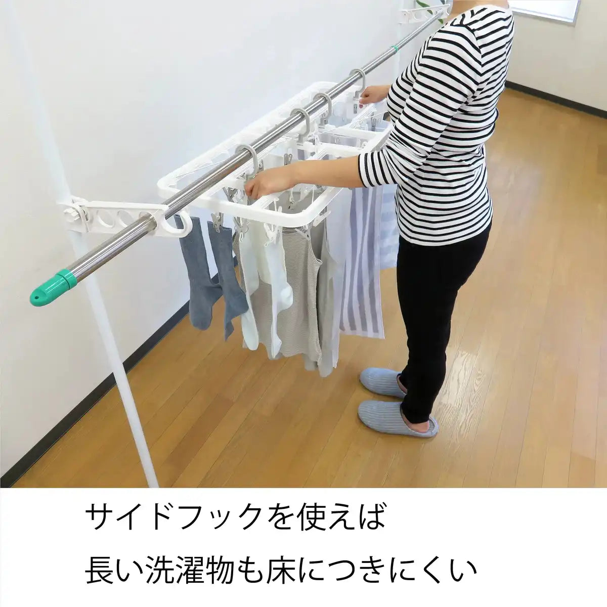 Towa Industry Japan Square Hanger W/ Ms Side Hook 60P