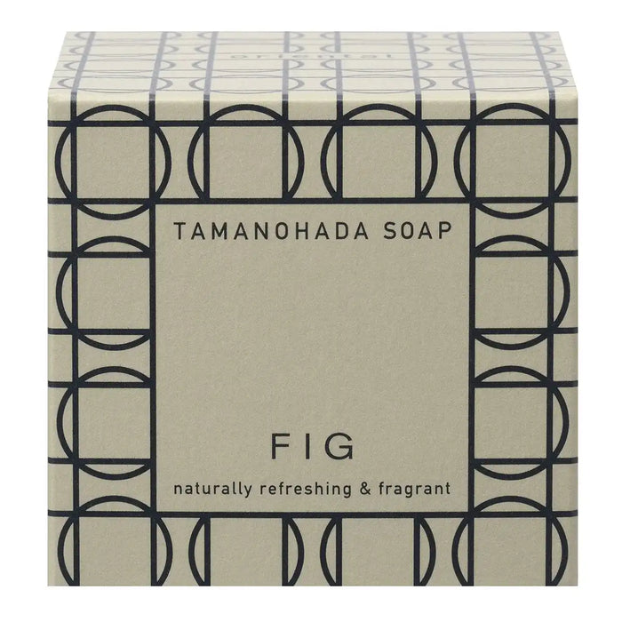 Tamanohada Bar Soap Fig Scent 125g for Refreshing Skin Care