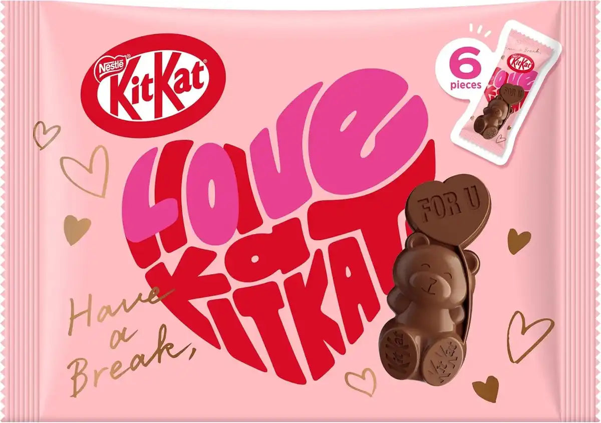 Nestlé Kit Kat Heartfull Bears Chocolate 6 Pack Gift Set