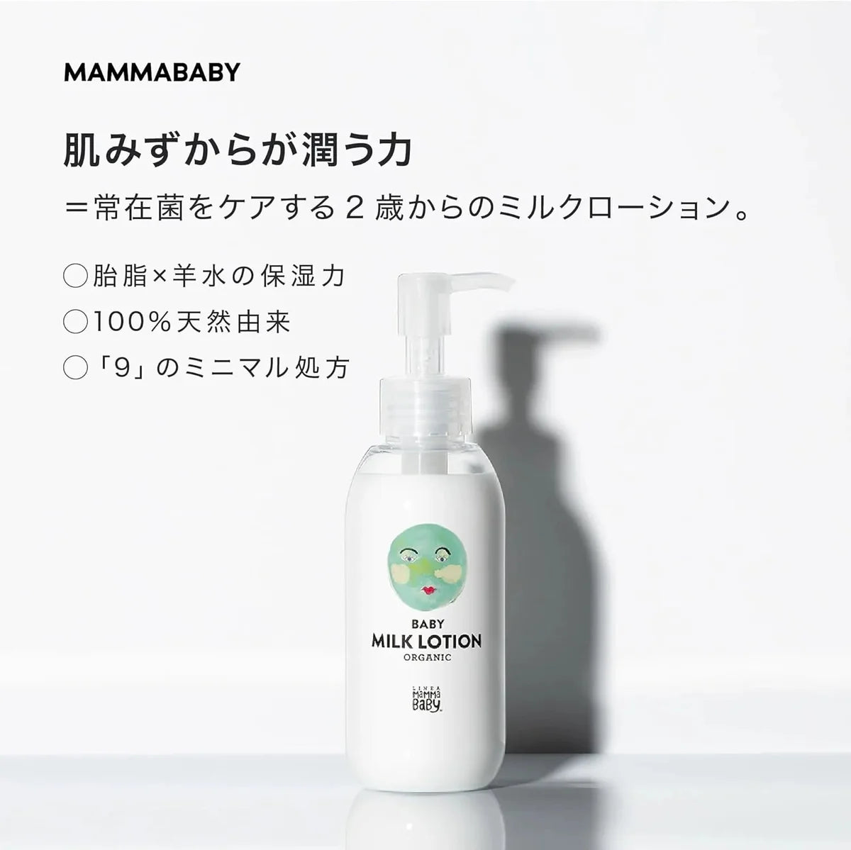 Linea Mamma Baby Milk Lotion Additive Free Organic Sensitive Skin